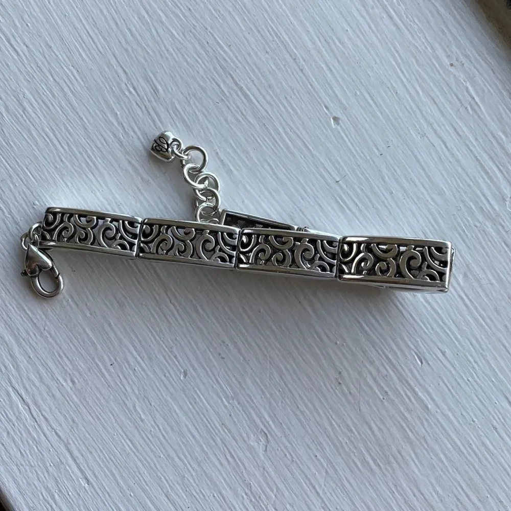 Brighton‎ Deco Lace silver link bracelet